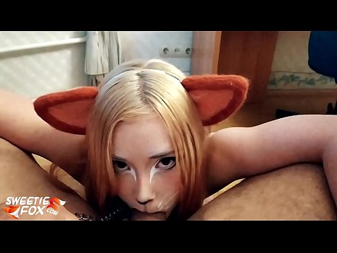 ❤️ Kitsune vale Dick ak kom nan bouch li ️ Porno nan nou ☑